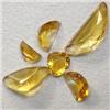 Image 1 : 13.20 CTS PARCEL OF FANCY SHAPED GOLDEN CITRINE - DIFFERENT SIZES