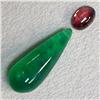Image 1 : 5 CTS MIXED LOT CHRISCOPRASSE TEAR DROP AND GARNET - PERFECT FOR PENDANT