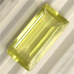 5 CTS EMERALD CUT CITRINE 16x13 MM