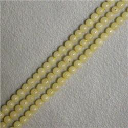 THREE STRANDS OF 2 MM ARAGONITE