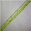 Image 1 : THREE STRANDS OF 2 MM PERIDOT JASPER