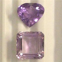 3.84 CTS LOT OF AMETHYST - DIFFERENT SHAPED AND SIZES
