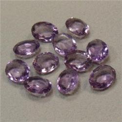 10 CTS LOT OF OVAL SHAPED AMETHYST 7x5 MM
