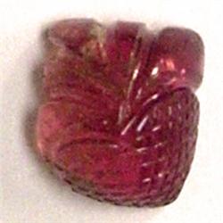 5.59 CTS CARVED TOURMALINE 10x9 MM