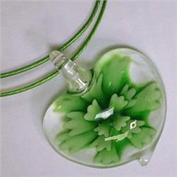 33 MM HAND BLOW GLASS PENDANT (MURANO STYLE) WITH WIRE