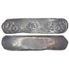 Image 1 : Ancient India: Archaic silver punch marked 'bent bar' coin, attributed to 'Gandhara Janapada' (c.600