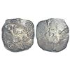 Image 1 : Ancient India: Archaic silver punch-marked coin - middle Ganges valley region, 'Sahet-Maheth hoard' 