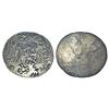 Image 1 : Ancient India: Archaic silver punch-marked coin - Middle Ganga Valley, (c.400-350 BC), Vimshatika st