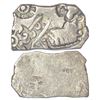 Image 1 : Ancient India: Imperial Magadhan silver punch-marked Karshapana coin (c.400-350 BC), GH series III, 