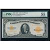 1922 $10 Gold Certificate PMG 55