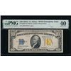 1934A $10 N Africa Silver Certificate PMG 40