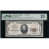 1929 $20 Earlville IL National PMG 25