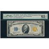 1934A $10 N Africa Silver Certificate PMG 65EPQ
