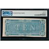 Image 2 : 1864 $10 T-68 Confederate PMG 62EPQ
