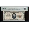 1929 $20 Allentown PA National PMG 35