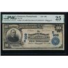 1902 $10 Pottstown PA National PMG 25