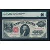 1917 $1 Mule Legal Tender Note PMG 40EPQ