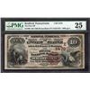 1882 $10 Bradford PA National PMG 25