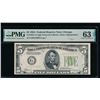 1934 $5 Chicago FRN PMG 63EPQ