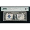 1928A $1 Silver Certificate PMG 67EPQ