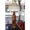 Image 1 : GOLD GILT KWAN YIN LAMP W/SHADE (37")