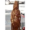 Image 2 : GOLD GILT KWAN YIN LAMP W/SHADE (37")