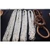 Image 1 : COLLECTION OF SHELL, NUT & SEED LEI (51 PCS)