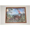 Image 1 : FRAMED TELEPHONE BOOK COVER BY KATHLEEN KAM (21 1/2" X 17")