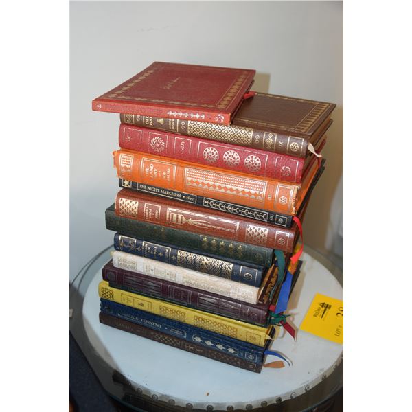LEATHER BOUND HAWAIIAN BICENTENNIAL LIBRARY, PUBLISHED BY ISLAND HERITAGE LTD. 1976, 14 VOL #349/500
