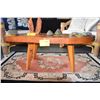 Image 1 : WOOD SLAB COFFEE TABLE (47" X 17 1/2")
