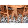 Image 2 : ANTIQUE 54" ROUND KOA TABLE W/6 CHAIRS (7 PCS)