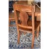 Image 3 : ANTIQUE 54" ROUND KOA TABLE W/6 CHAIRS (7 PCS)