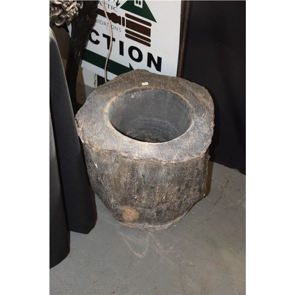 GARDEN BOWL (FAUX STONE) (17 1/2" X 18")
