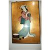 Image 2 : 2 PCS-LACQUERED GEISHA WALL HANGINGS (APPROX 35" X 23 1/2") (2 PCS)