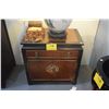 Image 1 : CENTURY 2-TONE NIGHT STANDS W/1 DRAWER & 2 DOORS