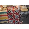 Image 2 : VINTAGE PATCH WORK QUILT & VINTAGE WOOL STRIPED BLANKET (2 PCS)