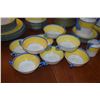 Image 8 : LIMOGE CHINA, TIFFANY & CO, CLAUDE MONET PATTERN (1 SOUP BOWL CHIPPED) (71 PCS)
