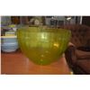 Image 1 : CARVED GLASS VESSEL; SIGNED BY BENJAMIN EDOLS & KATHY ELLIOTT (11 1/2" X 8")