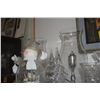 Image 2 : GLASS CHRISTMAS TREES, THOMAS KINKADE WHITE CHRISTMAS SNOWMAN & OIL LAMPS W/HURRICANE SHADES (5 PCS)