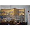 Image 3 : LARGE JAPANESE 6 PANEL GOLD SCREEN OF JAPANESE PALACE COURT FIGURES (APPROX 67" X 147")