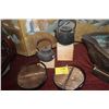 Image 1 : JAPANESE CAST IRON COVERED POTS & IRON KETTLES (4 PCS)