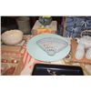 Image 8 : LARGE LOT OF ASSORTED JAPANESE DISHES, BOWLS, TEA SET, SAKE SET & LACQUER TRAY