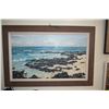 Image 2 : FRAMED OIL ON CANVAS, SEASCAPE; SIGNED (44 1/2" X 30")