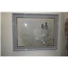 Image 1 : FRAMED PAINTING ON SILK, SPARK CHAN (31 1/2" X 25 1/2")