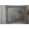 Image 2 : FRAMED PAINTING ON SILK, SPARK CHAN (31 1/2" X 25 1/2")