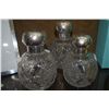 Image 1 : 3 VICTORIAN SCENT BOTTLES (3 PCS)