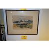 Image 1 : FRAMED WATERCOLOR; SIGNED HON CHEW HEE (20 1/2" X 16 1/2")
