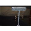 Image 2 : 14K EARRINGS & NECKLACE, "HEARTS" (4.2 G) (2 PCS)