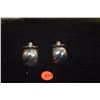 Image 2 : MEXICAN STERLING SIESTA POSE SALT & PEPPER SHAKERS (PUEBLOS W/SOMBREROS); SIGNED SANBORNS (61 G)