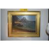 Image 1 : FRAMED PAINTING ON BOARD, LIONEL WALDEN, LE PALDA; SIGNED 1907 (15" X 18" FRAMED, 10" X 13" UNFRAMED